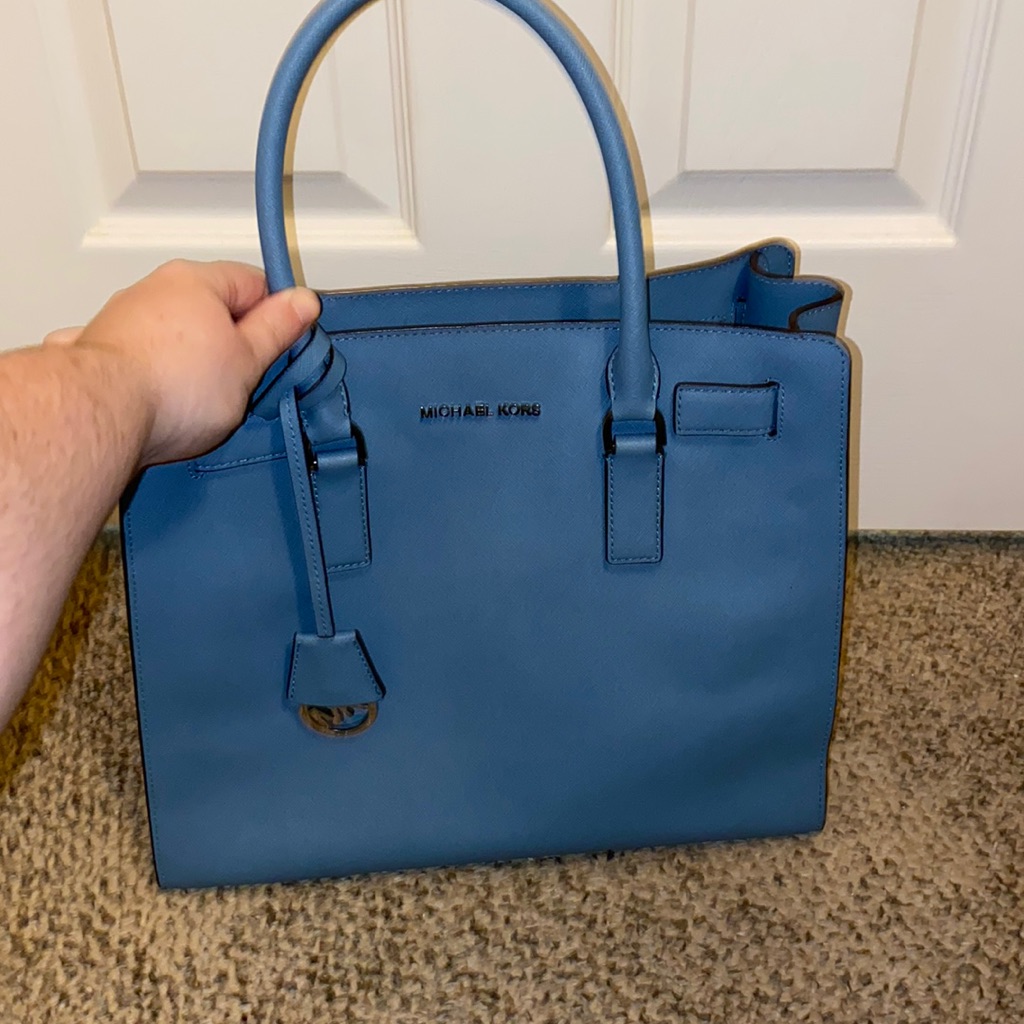 Brand New Michaels Kors Baby Blue Purse